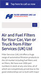 Mobile Screenshot of filter-services.co.uk